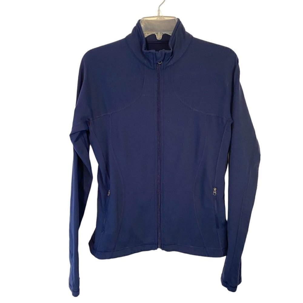 Lululemon Zip Jacket Ladies 6 Navy  Blue